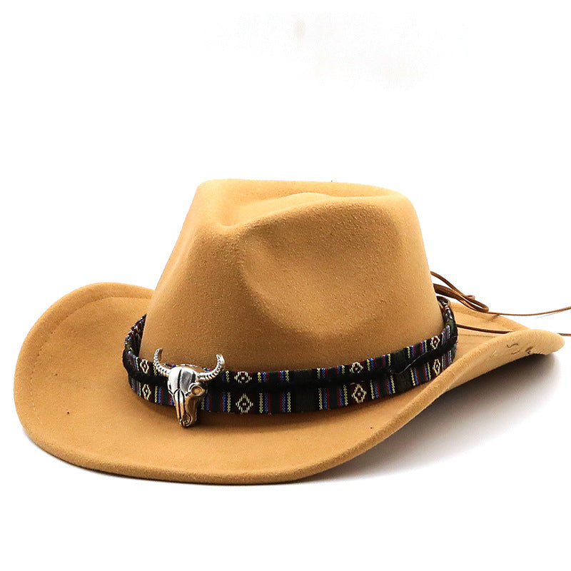 Sombrero de fieltro de vaquero occidental H8035
